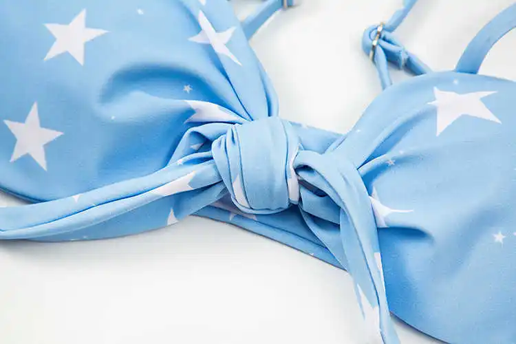Sexy Bandeau Push Up Bikini Set Bowknot Brazilian Swimwear Spaghetti Strap Bathing Suit Star Print Knotted Beach Wear Biquini
Sexy Bandeau Push Up Bikini Set Bowknot Brazilian Swimwear Spaghetti Strap Bathing Suit Star Print Knotted Beach Wear Biquini
