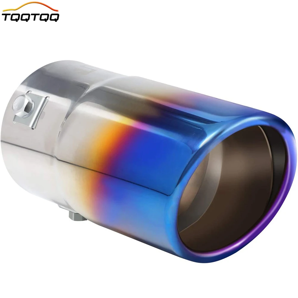 Exhaust tip Fit 1.75"- 2.5"/4.44cm-6.35cm Exhaust Tail Pipe Diameter- Stainless Steel to give Chrome Effect - Car Muffler Tips
Exhaust tip Fit 1.75"- 2.5"/4.44cm-6.35cm Exhaust Tail Pipe Diameter- Stainless Steel to give Chrome Effect - Car Muffler Tips