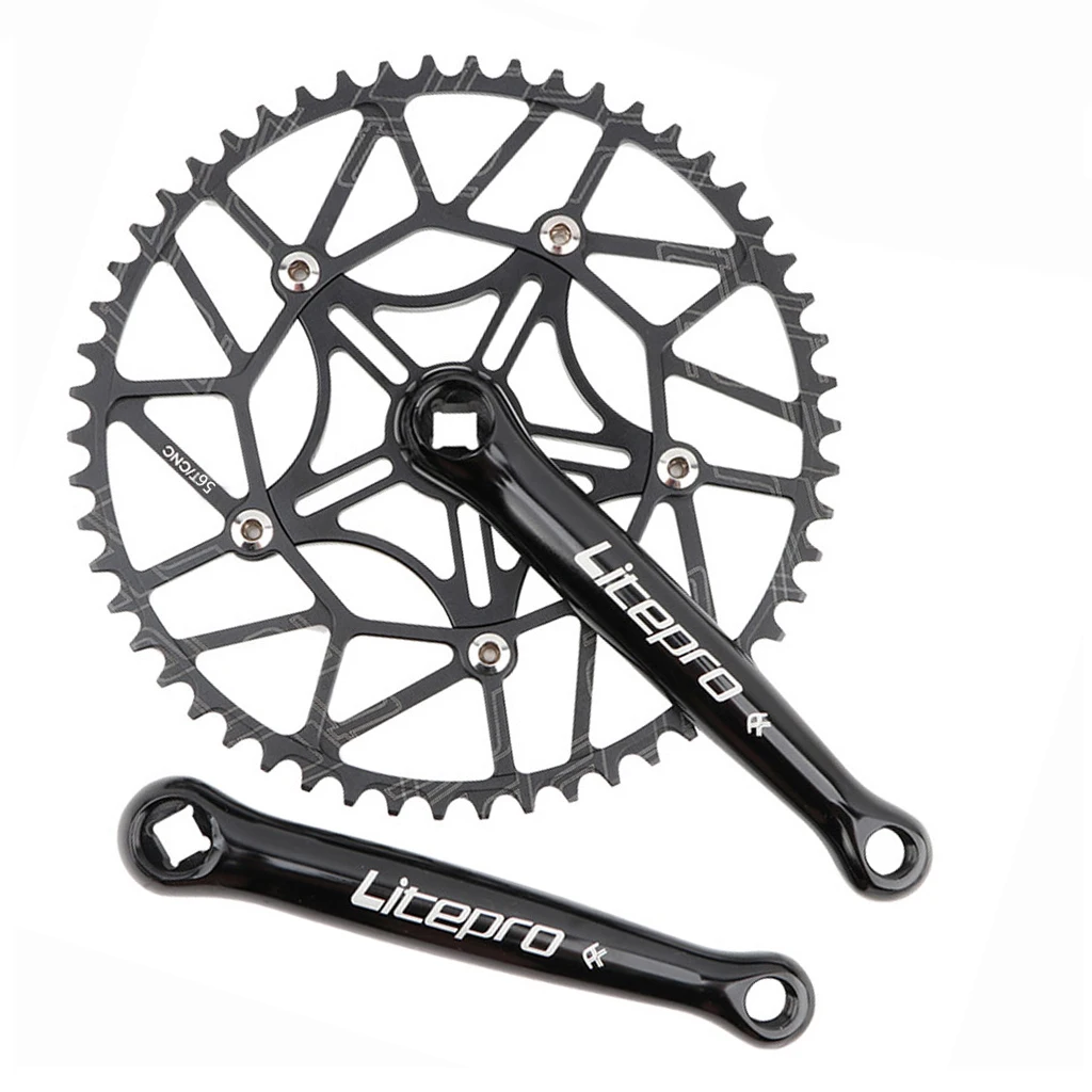 Lightweight Bike Crankset Folding Bicycle Square Taper 170mm Crankarms 54T/56T/58T 9~11 Speed Chainring Modification Components
Lightweight Bike Crankset Folding Bicycle Square Taper 170mm Crankarms 54T/56T/58T 9~11 Speed Chainring Modification Components