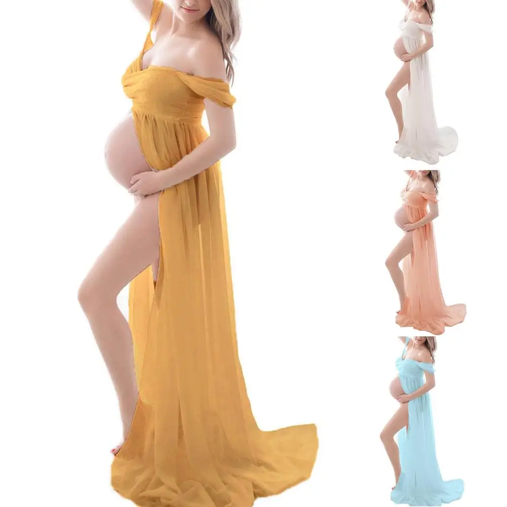 White Sexy Maternity Dresses For Photo Shoot Photography Props Women Pregnancy Dress Lace Long Strapless Maxi Dress
White Sexy Maternity Dresses For Photo Shoot Photography Props Women Pregnancy Dress Lace Long Strapless Maxi Dress