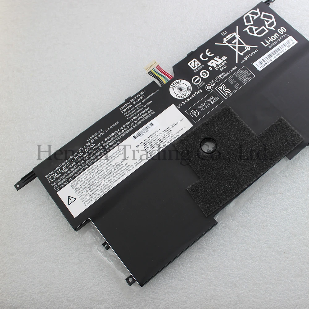 Аккумулятор CPMANC 15 2 в 50 Вт/ч 00HW003 00HW002 SB10F46441 SB10F46440 для Lenovo ThinkPad X1 Carbon Gen3 2015