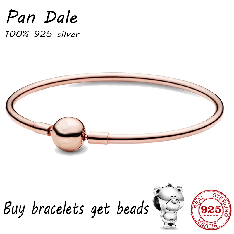 Luxury Original 100% 925 Sterling Silver pan bracelet Snake Chain Bracelet Bangle for Women Authentic Charm high quality Jewelry
Luxury Original 100% 925 Sterling Silver pan bracelet Snake Chain Bracelet Bangle for Women Authentic Charm high quality Jewelry