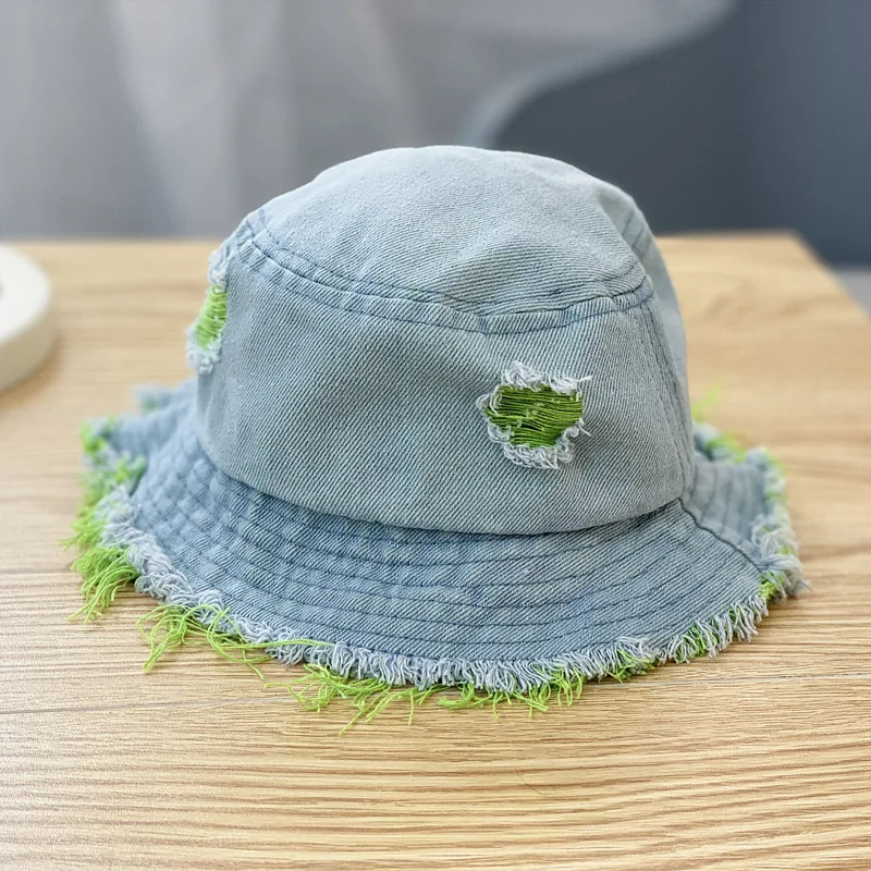 Spring, Summer and Autumn Children's Bucket Hats Cowboy Fringed Basin Hats Hole Fisherman Hat Boys and Girls Sun Shade Sun Hats
Spring, Summer and Autumn Children's Bucket Hats Cowboy Fringed Basin Hats Hole Fisherman Hat Boys and Girls Sun Shade Sun Hats