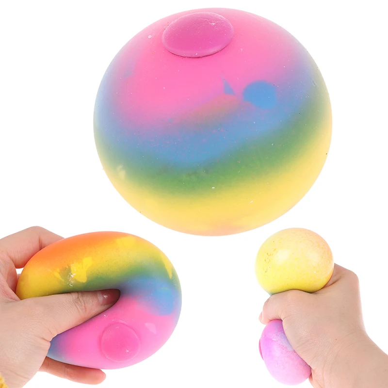1PC Colorful Pressure Needoh Balls Toys Rainbow Anti Stress TPR Change Colour Squeeze Balls Toys for Children Adults Gif
1PC Colorful Pressure Needoh Balls Toys Rainbow Anti Stress TPR Change Colour Squeeze Balls Toys for Children Adults Gif