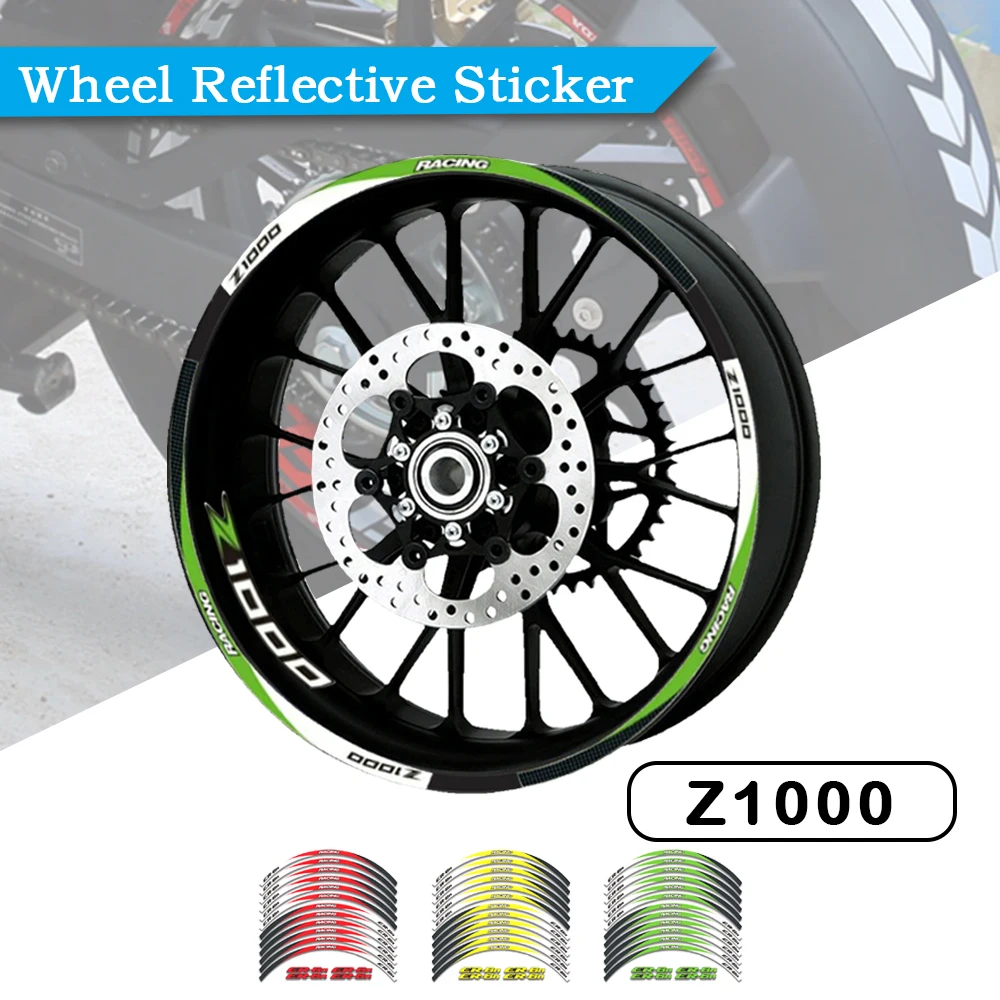 Strips Motorcycle Wheel Tire Stickers Car Reflective Rim Tape Motorbike Bicycle Auto Decals FOR KAWASAKI Z1000 Z1000SX
Strips Motorcycle Wheel Tire Stickers Car Reflective Rim Tape Motorbike Bicycle Auto Decals FOR KAWASAKI Z1000 Z1000SX