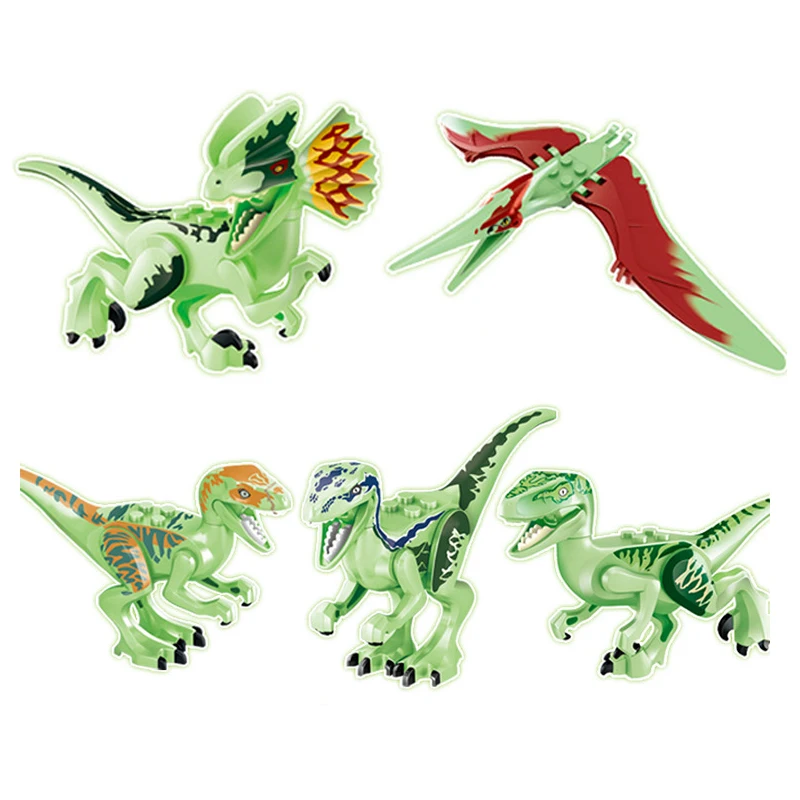 COLOQY Toys 8pcs/lots Luminous of Night Dinosaur Building Blocks Jurassic World Animal Model Childrens Toys Gift For Kids
COLOQY Toys 8pcs/lots Luminous of Night Dinosaur Building Blocks Jurassic World Animal Model Childrens Toys Gift For Kids