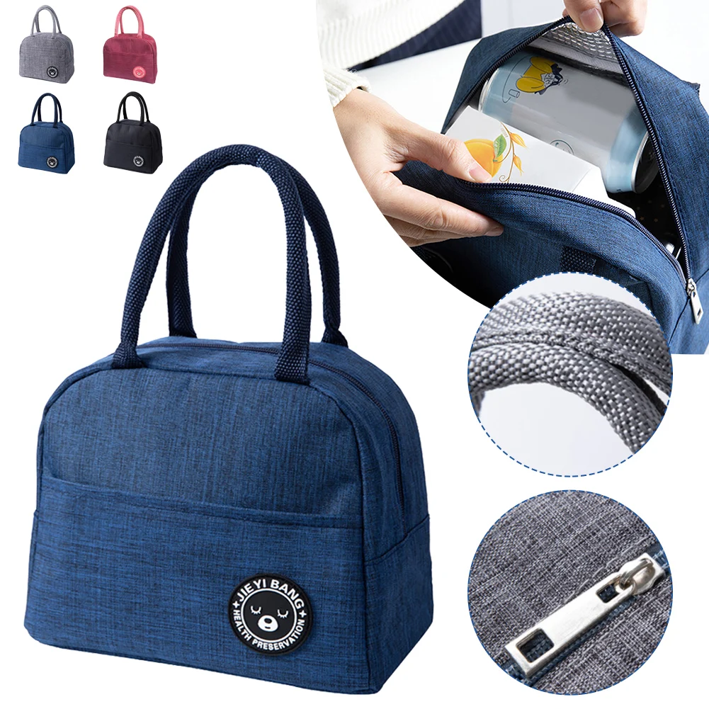 Portable Lunch Bag New Thermal Insulated Lunch Box Tote Cooler Handbag Bento Pouch Dinner Container School Food Storage Bags
Portable Lunch Bag New Thermal Insulated Lunch Box Tote Cooler Handbag Bento Pouch Dinner Container School Food Storage Bags