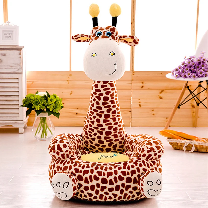 Cartoon Kids Seats Sofa PP Cotton Animal Giraffe Children's sofa tatami Portable Chair Gifts for Children
Cartoon Kids Seats Sofa PP Cotton Animal Giraffe Children's sofa tatami Portable Chair Gifts for Children