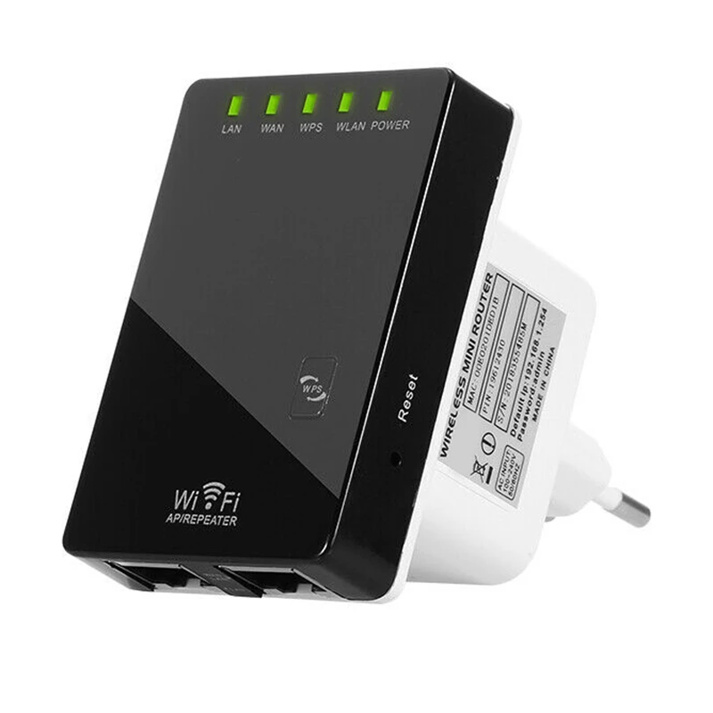 Wireless Wifi Repeater Mini Wifi Signal Extender Amplifier Long Range 300M Wi-Fi Booster Repeater for Computer Eu Plug
Wireless Wifi Repeater Mini Wifi Signal Extender Amplifier Long Range 300M Wi-Fi Booster Repeater for Computer Eu Plug