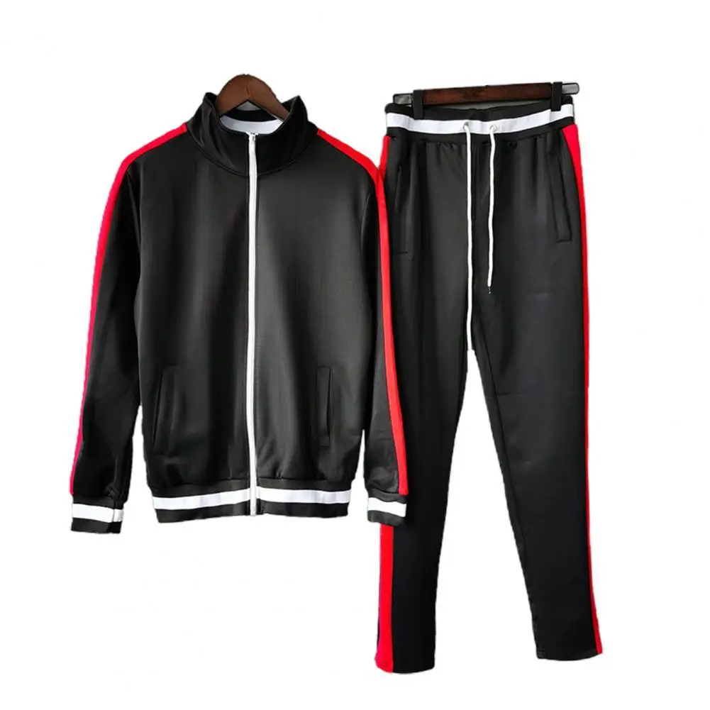 Patchwork Stand Collar Sweatshirt Pants Set 2 Pieces Long Sleeve Zipper Drawstring Warm Tracksuit Set for Sports
Patchwork Stand Collar Sweatshirt Pants Set 2 Pieces Long Sleeve Zipper Drawstring Warm Tracksuit Set for Sports