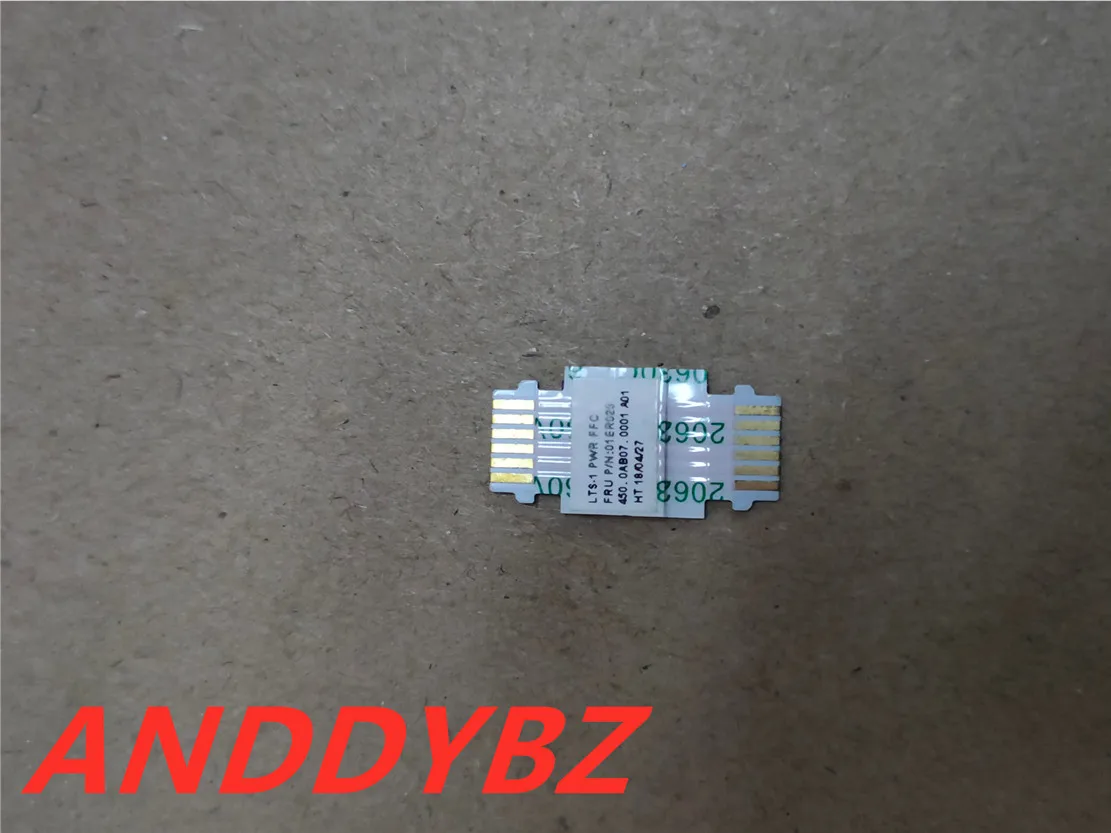 01ER025 for Lenovo Thinkpad T570 T580 P51S Power Button Cable 450.0AB07.0001 tesed ok
01ER025 for Lenovo Thinkpad T570 T580 P51S Power Button Cable 450.0AB07.0001 tesed ok