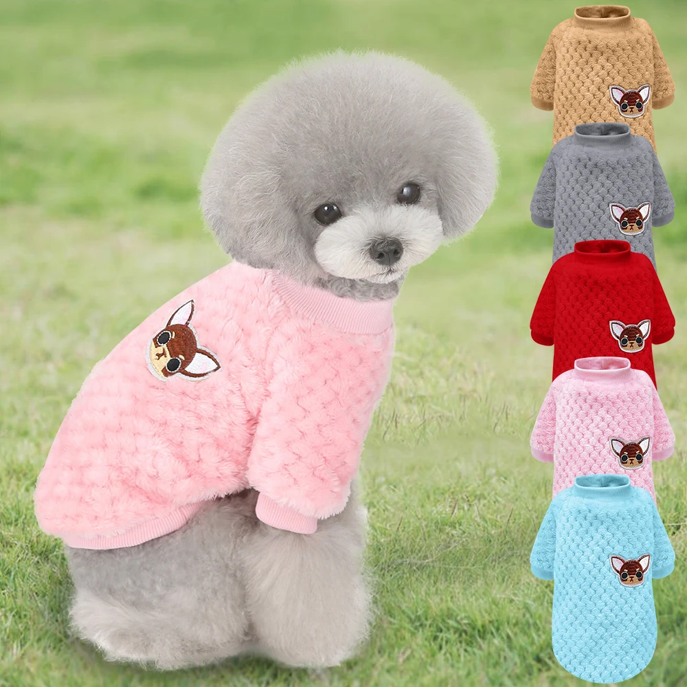 Warm Dogs Winter Clothes Cute Knitted Sweater Embroidery Chihuahua Costume Pet Puppy Cat Jumper for Yorkie Dogs Clothes Cat D30
Warm Dogs Winter Clothes Cute Knitted Sweater Embroidery Chihuahua Costume Pet Puppy Cat Jumper for Yorkie Dogs Clothes Cat D30
