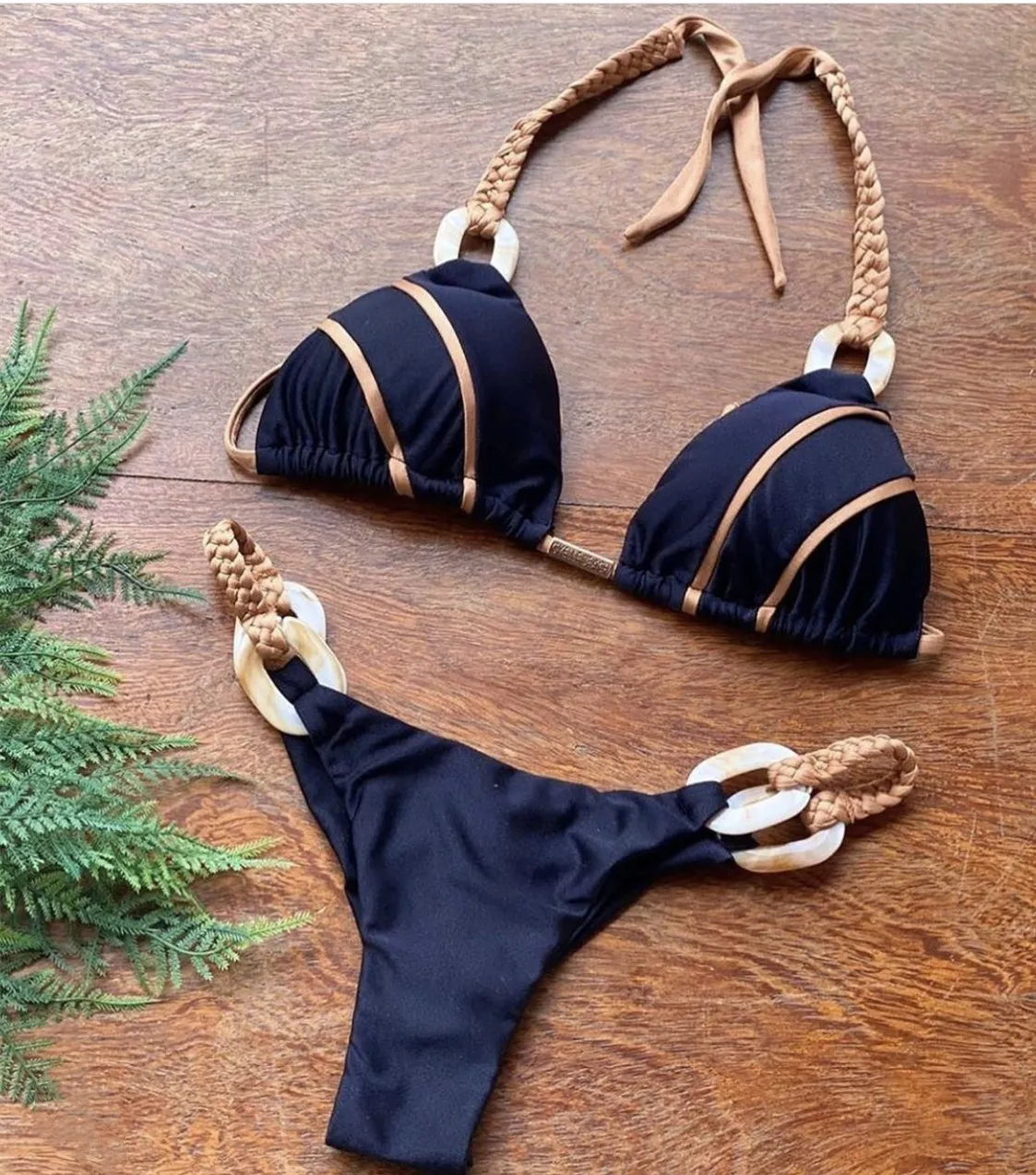 Women Sexy Weave Bandage Bikini Set 2021 Later Neck Swimsuit Female Push Up Swimwear Women Summer Bathing Suit Two Piece Suits 
Women Sexy Weave Bandage Bikini Set 2021 Later Neck Swimsuit Female Push Up Swimwear Women Summer Bathing Suit Two Piece Suits