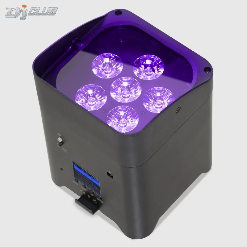 LED Par Light 6X18W RGBW UV 6In1 Lyre Wash DMX Stage Lighting With Battery Portable Outdoor Uplighting For Home Party DJ
LED Par Light 6X18W RGBW UV 6In1 Lyre Wash DMX Stage Lighting With Battery Portable Outdoor Uplighting For Home Party DJ