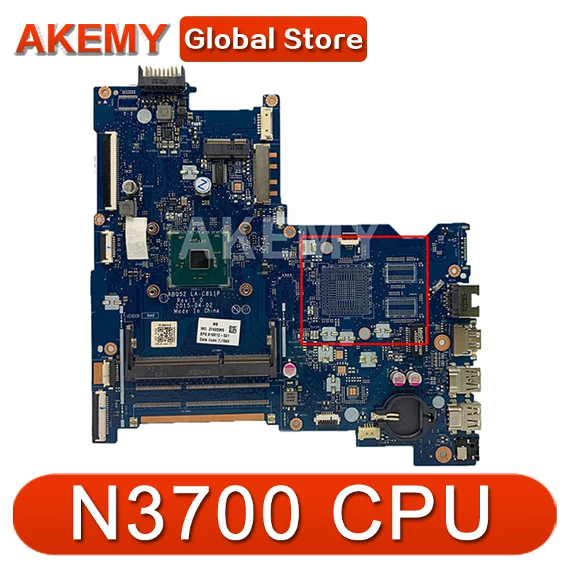 Материнская плата для ноутбука hp 15-ac 250 G4 250-G4 SR29E N3700 815249-001 815249-601 815249-501 системная плата ABQ52 LA-C811P
Материнская плата для ноутбука hp 15-ac 250 G4 250-G4 SR29E N3700 815249-001 815249-601 815249-501 системная плата ABQ52 LA-C811P