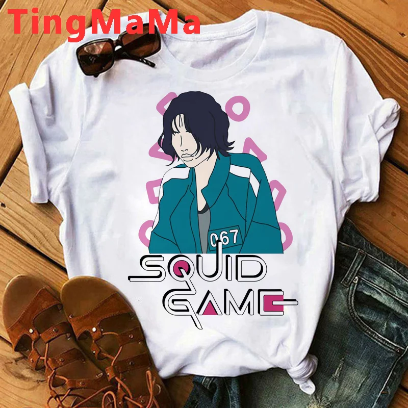 Funny Squid Game 456 t shirt men 2020 white t shirt streetwear aesthetic japanese tshirt top tees plus size couple clothes
Funny Squid Game 456 t shirt men 2020 white t shirt streetwear aesthetic japanese tshirt top tees plus size couple clothes