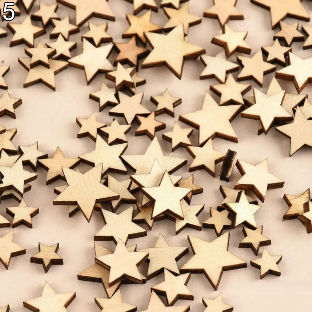 Rustic Wooden 100pcs Wood Love Heart Stars Wedding Table Scatter Decoration Crafts
Rustic Wooden 100pcs Wood Love Heart Stars Wedding Table Scatter Decoration Crafts