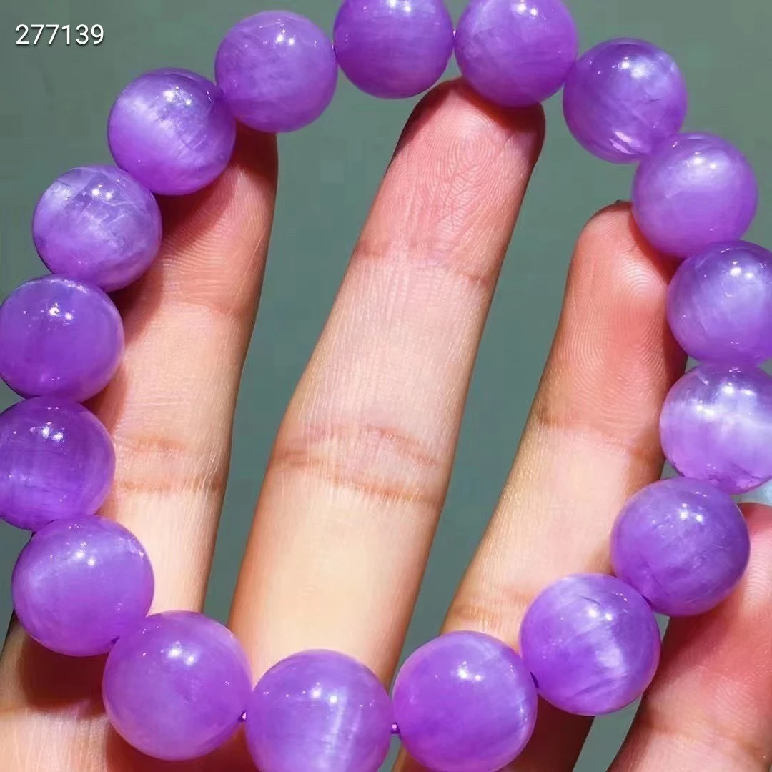 Natural Purple Kunzite Quartz Clear Round Beads Bracelet Kunzite Cat Eye 13.3mm Women Men AAAAAA 
Natural Purple Kunzite Quartz Clear Round Beads Bracelet Kunzite Cat Eye 13.3mm Women Men AAAAAA