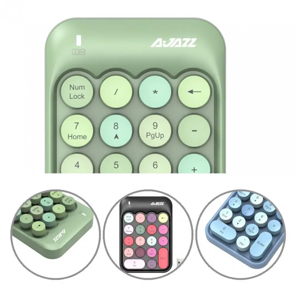 Mini AJAZZ Reliable 4 Colors Optional Wireless Numeric Keypad Wide Compatibility PC Keyboard Cute for PC
Mini AJAZZ Reliable 4 Colors Optional Wireless Numeric Keypad Wide Compatibility PC Keyboard Cute for PC