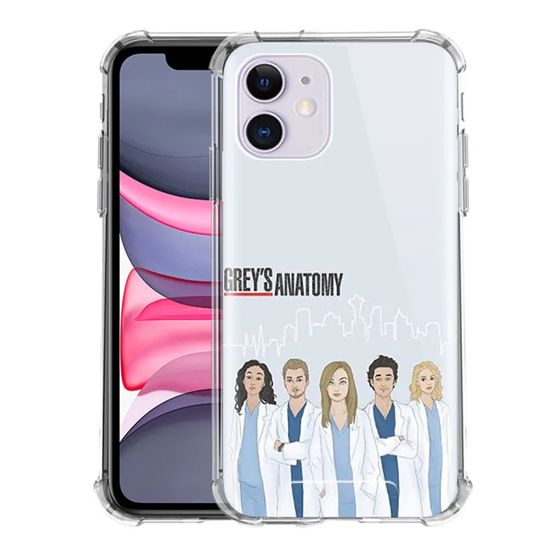 Grey's Anatomy Tv Show Case for Apple iphone 11 11Pro XR XS Max X 7 8 6 6S Plus Airbag Anti-Fall Clear Phone Coque Cas
Grey's Anatomy Tv Show Case for Apple iphone 11 11Pro XR XS Max X 7 8 6 6S Plus Airbag Anti-Fall Clear Phone Coque Cas