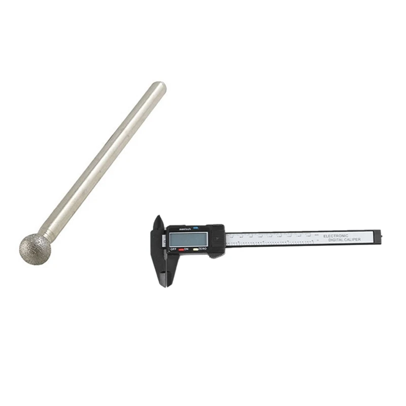 10 шт. 5 мм шариковый нос 3 мм хвостовик Алмазный монтаж точечные шлифовальные сверла и 1 шт. электронный цифровой штангенциркуль 
10 шт. 5 мм шариковый нос 3 мм хвостовик Алмазный монтаж точечные шлифовальные сверла и 1 шт. электронный цифровой штангенциркуль