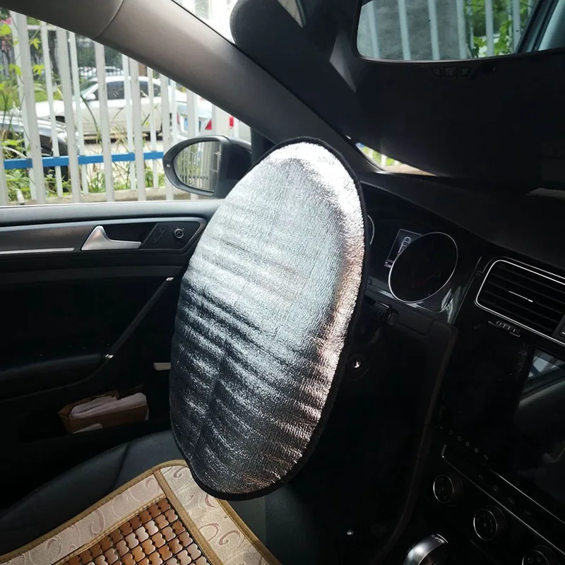 For Double Thicken Car Steering Wheel Sun Shade Cover Sunshade Aluminum Foil Anti Hot Automotive Interior For KIA For BWM X5
For Double Thicken Car Steering Wheel Sun Shade Cover Sunshade Aluminum Foil Anti Hot Automotive Interior For KIA For BWM X5