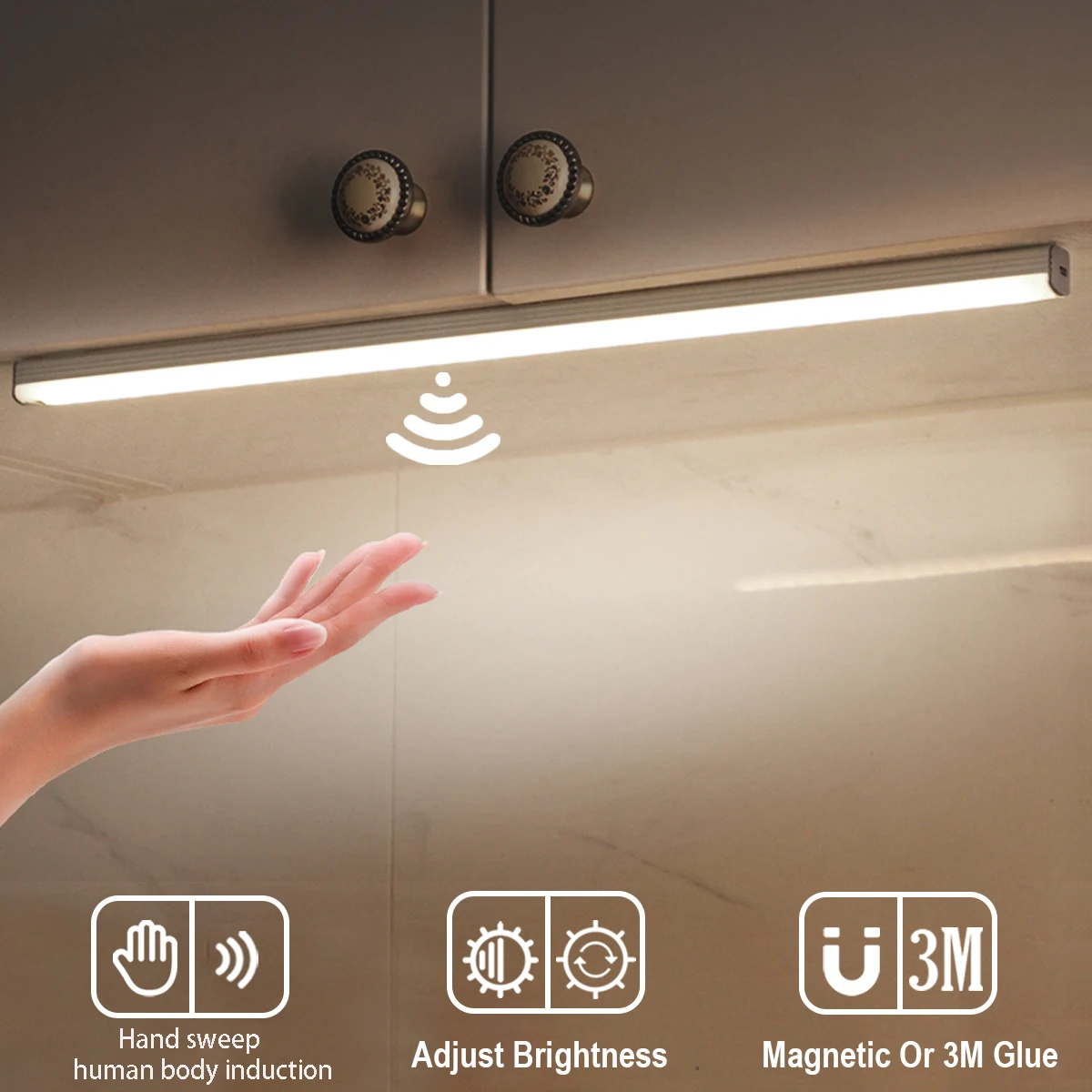 Hand Sweep/Human Body Induction Cabinet Lamp LED Smart Sensor Light USB Charging Night Lights for Room Decorat Corridor Lighting
Hand Sweep/Human Body Induction Cabinet Lamp LED Smart Sensor Light USB Charging Night Lights for Room Decorat Corridor Lighting