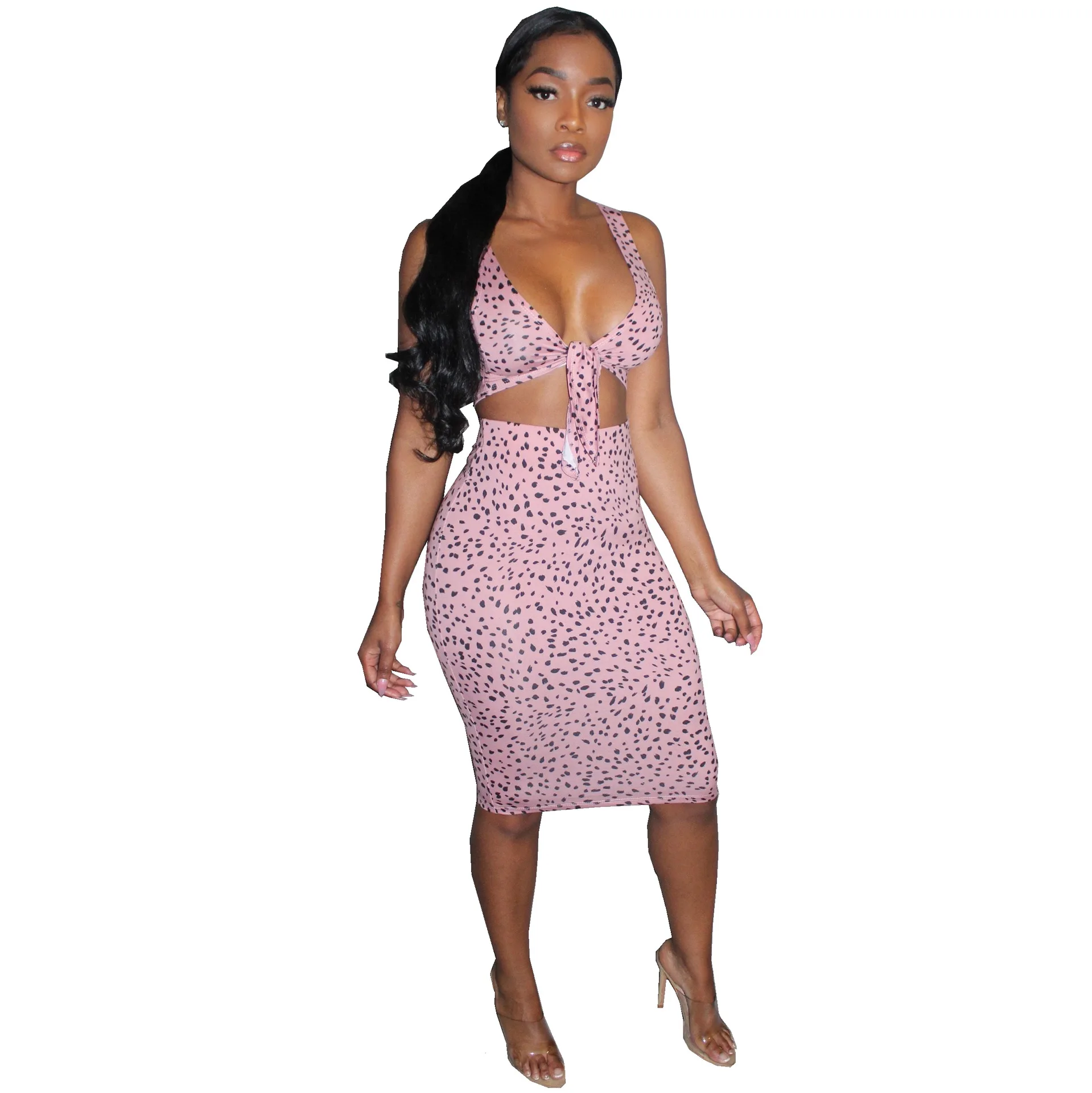 Wrapped breast sexy women's beach style suit skirt two-piece wrap breasted leopard print
Wrapped breast sexy women's beach style suit skirt two-piece wrap breasted leopard print