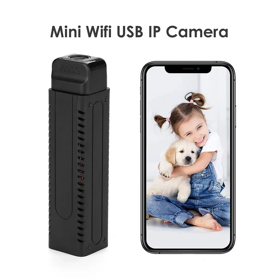 Выдвижной USB WiFi камера в реальном времени видеонаблюдения Мини IP AI Обнаружение