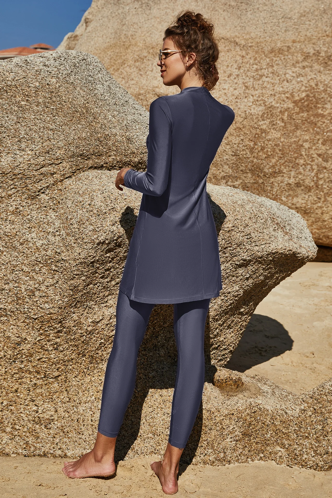 Turkey Muslim Swimwear Islamic Full Cover Modest Summer Beach Swim Wear Arab Women Beachwear Bikini Swimsuit Sport Bathing Suit 
Turkey Muslim Swimwear Islamic Full Cover Modest Summer Beach Swim Wear Arab Women Beachwear Bikini Swimsuit Sport Bathing Suit