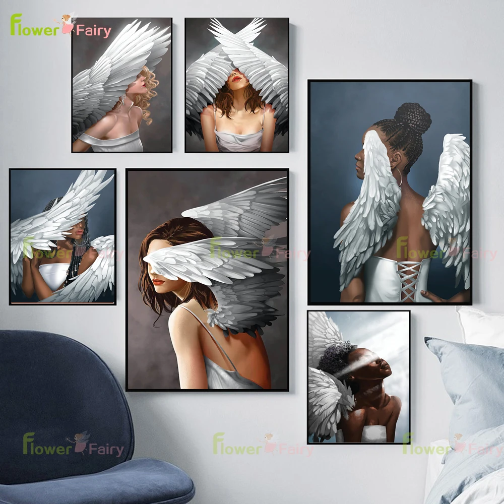 Fairy Wings Girl Vintage Sexy Women Wall Art Canvas Painting Nordic Poster Wall Pictures For Living Room Home Decor Unframed
Fairy Wings Girl Vintage Sexy Women Wall Art Canvas Painting Nordic Poster Wall Pictures For Living Room Home Decor Unframed