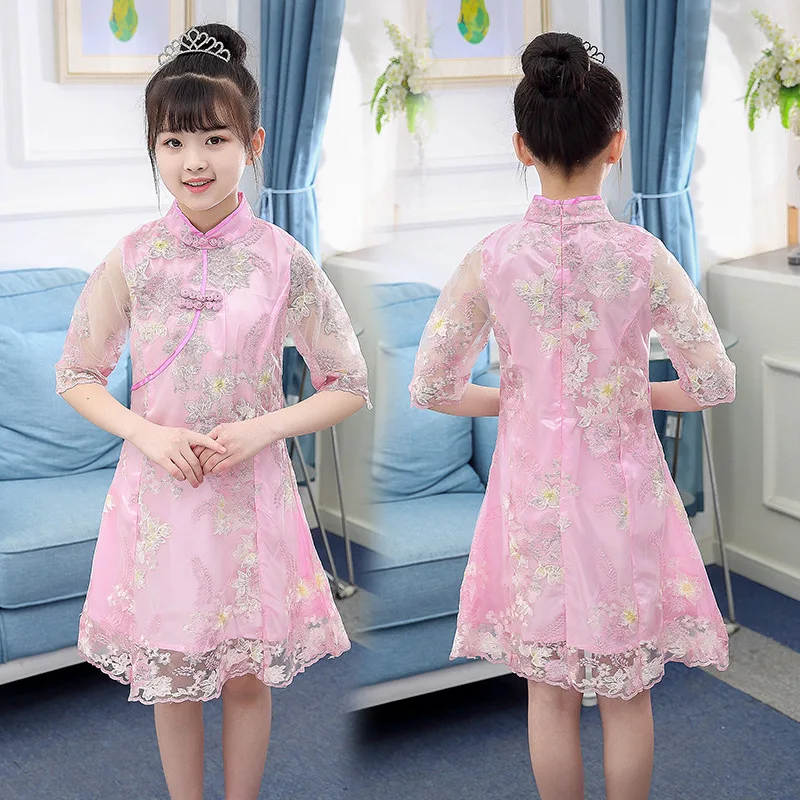 USHINE chinese style print gown qipao style girl children flowers cheongsam floral Party princess dresses dance performance clot
USHINE chinese style print gown qipao style girl children flowers cheongsam floral Party princess dresses dance performance clot