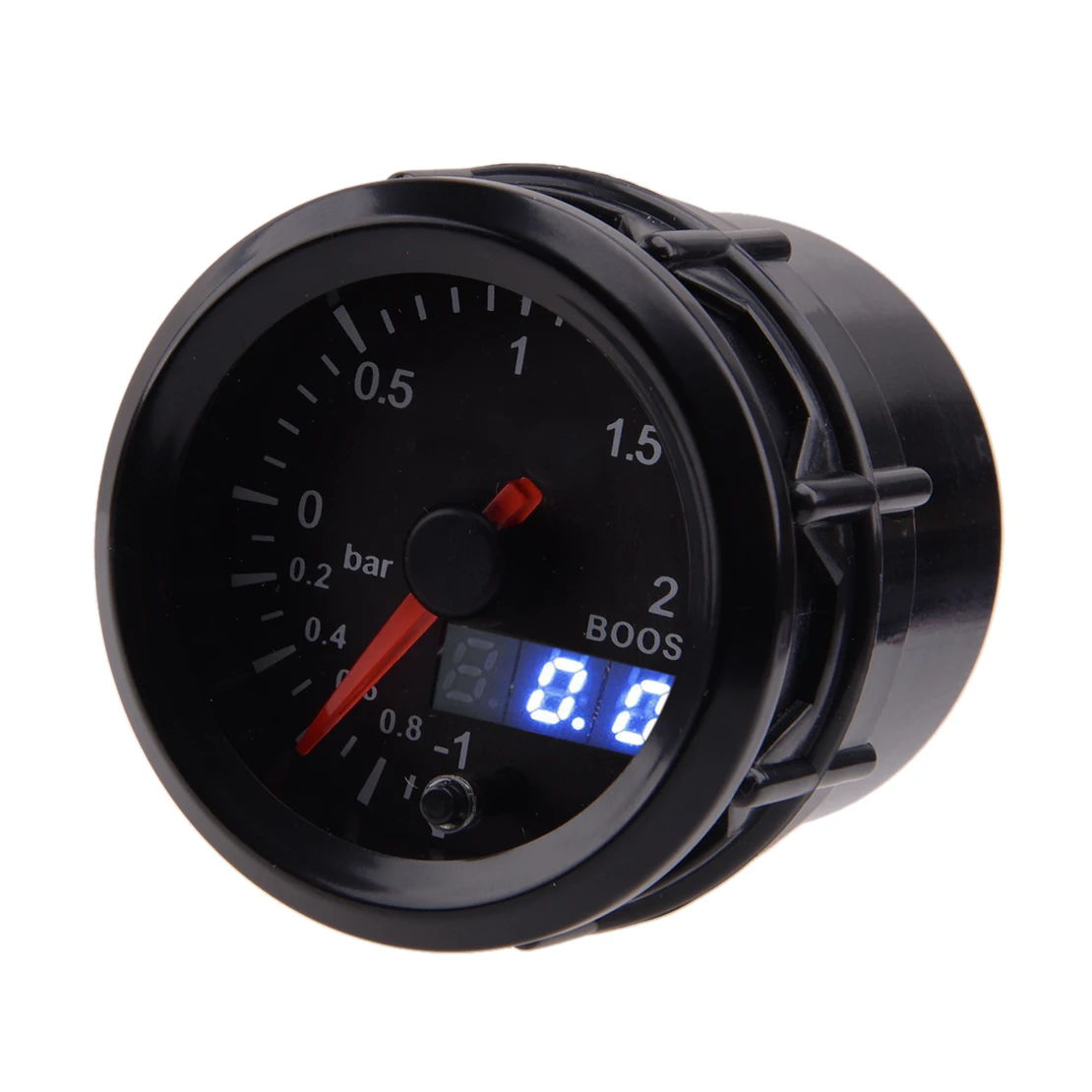 PSI Turbo Boost Meter Bar Pressure Gauge 7 Color Digital Pointer 2" 52mm Accessories Fit for All 12V Cars
PSI Turbo Boost Meter Bar Pressure Gauge 7 Color Digital Pointer 2" 52mm Accessories Fit for All 12V Cars