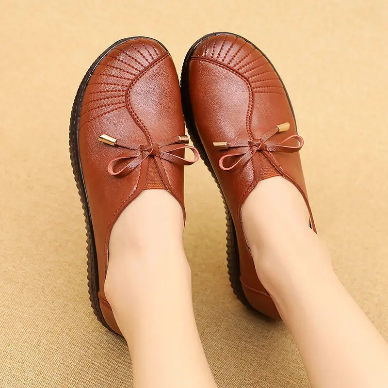 Chic comfort flats ladies moccasins autumn casual shoes for women loafers bow tied female flats
Chic comfort flats ladies moccasins autumn casual shoes for women loafers bow tied female flats