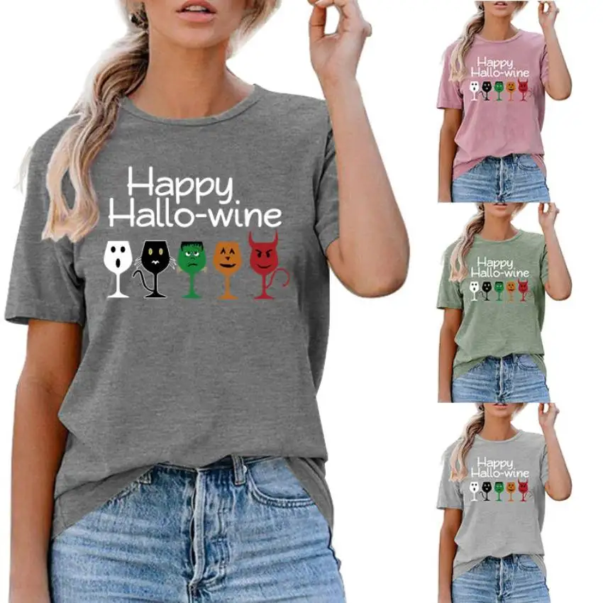 Women's tops Harajuku Halloween tee women feminina ladies HAPPY HALLO-WINE graphic tee top women 2020 Fall femme clothes
Women's tops Harajuku Halloween tee women feminina ladies HAPPY HALLO-WINE graphic tee top women 2020 Fall femme clothes