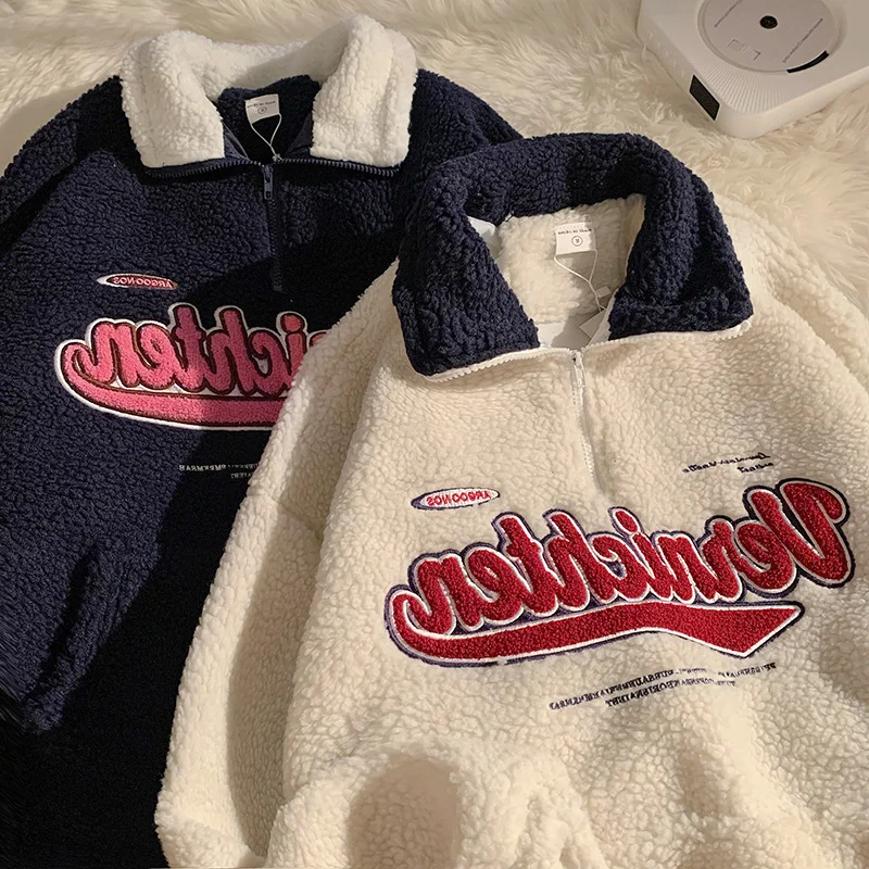 Women's Hooded Sweatshirt With Lapel, Thick, Large, Korean, Long Sleeve, Warm Polar, Autumn And Winter, 2021
Women's Hooded Sweatshirt With Lapel, Thick, Large, Korean, Long Sleeve, Warm Polar, Autumn And Winter, 2021