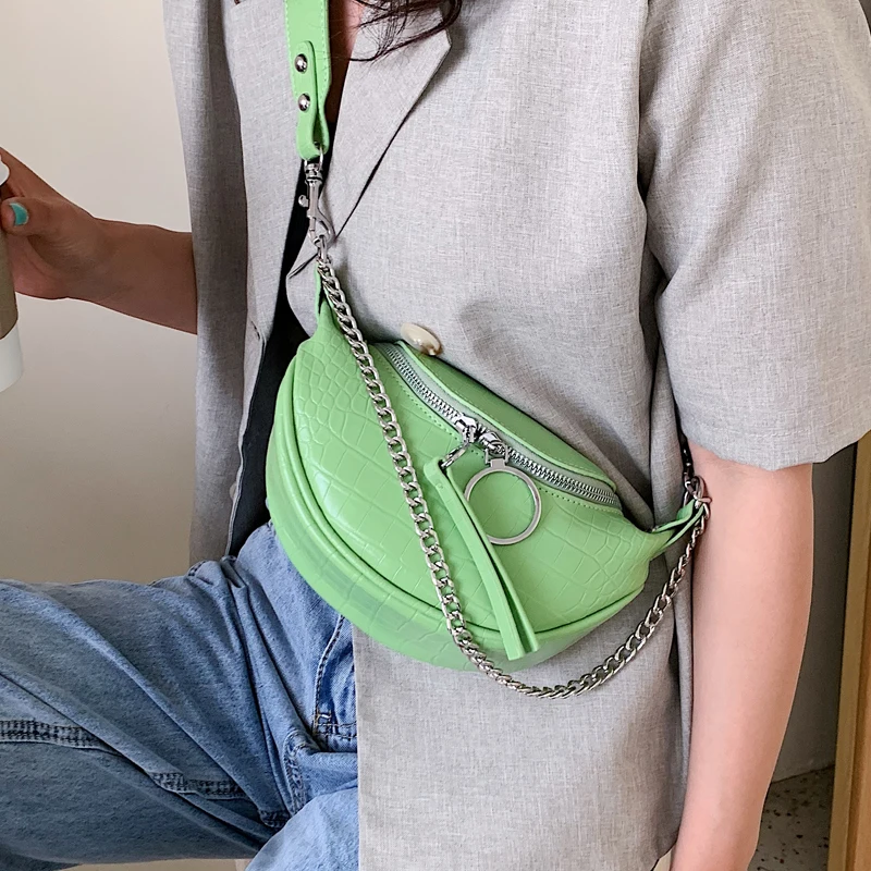 Fashion Chain Banana Purple Waist Bag New Brand Belt Bag Women Waist Pack PU Leather Chest bag Belly Bag
Fashion Chain Banana Purple Waist Bag New Brand Belt Bag Women Waist Pack PU Leather Chest bag Belly Bag