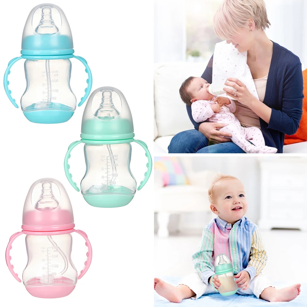 180ml Wide Mouth Feeding Bottle Silicone Baby Water Drinking Nursing Bottle Drinking Bottle Baby Products Feeding Drinkbeker
180ml Wide Mouth Feeding Bottle Silicone Baby Water Drinking Nursing Bottle Drinking Bottle Baby Products Feeding Drinkbeker