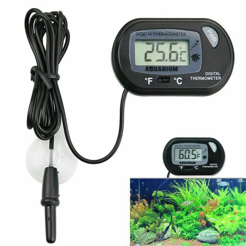 Digital Thermometer LCD Waterproof Fish Aquarium Water Tank Temperature Thermometer Meter Aquatic Pet Supplies Thermometer
Digital Thermometer LCD Waterproof Fish Aquarium Water Tank Temperature Thermometer Meter Aquatic Pet Supplies Thermometer