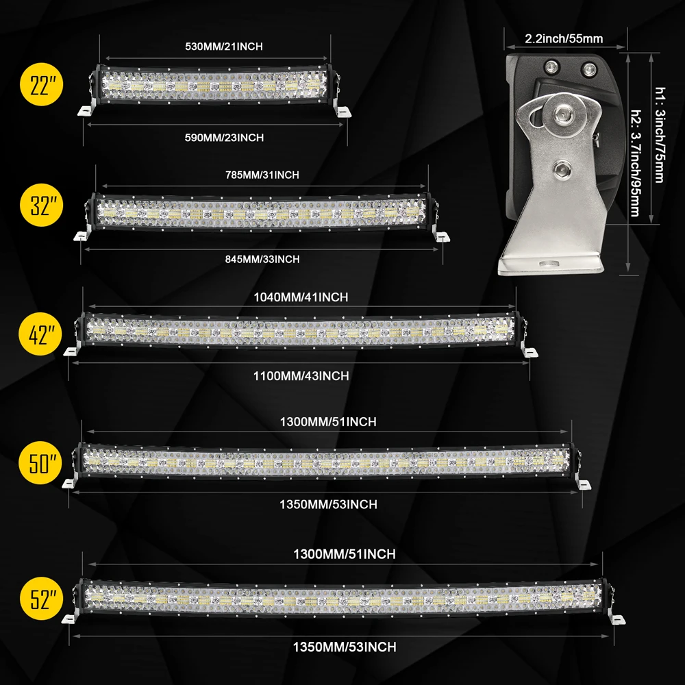 CO LIGHT 50 inch 936W Led Bar 12D Flashing Led Light Bar Offroad Strobe Spot Flood Work Light 12V for Tractor Truck Car Lada ATV
CO LIGHT 50 inch 936W Led Bar 12D Flashing Led Light Bar Offroad Strobe Spot Flood Work Light 12V for Tractor Truck Car Lada ATV