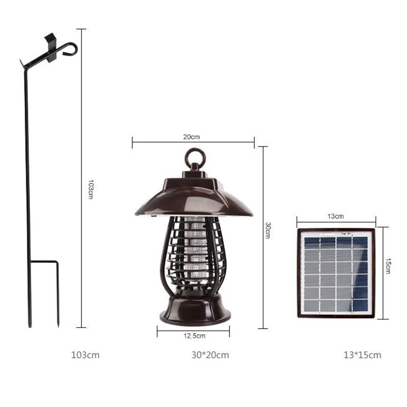 2019 New product Solar Mosquito Killer Light 24 LED Lights Lantern Bug Zapper UVA with Waterproof Cap L9 #2
2019 New product Solar Mosquito Killer Light 24 LED Lights Lantern Bug Zapper UVA with Waterproof Cap L9 #2