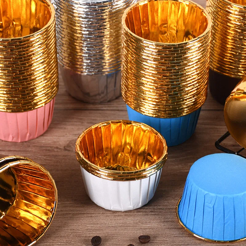50/100pcs Aluminum Foil Cupcake Paper Cupcake Liner Baking Cups Muffin Cupcake Paper Cups NOV99
50/100pcs Aluminum Foil Cupcake Paper Cupcake Liner Baking Cups Muffin Cupcake Paper Cups NOV99