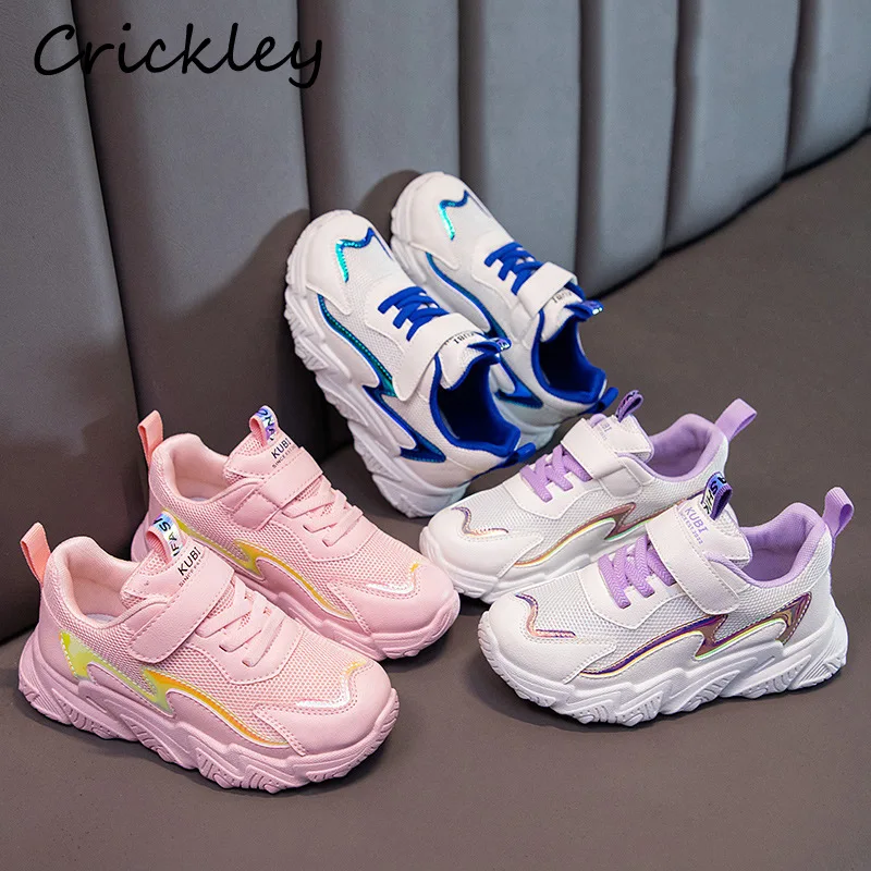 New Laser Boys Girls Sneakers Mesh Breathable Sport Shoes For Children Tennis Shoes Hook Loop Soft Bottom Kids Running Shoes
New Laser Boys Girls Sneakers Mesh Breathable Sport Shoes For Children Tennis Shoes Hook Loop Soft Bottom Kids Running Shoes