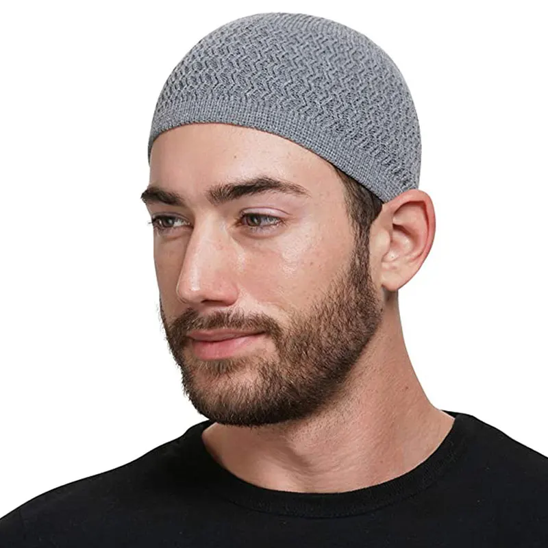 Casual Knitted Muslim Men Prayer Hats Winter Warm Male Beanies Cap Islamic Ramadan Jewish Kippah Homme Hat Men's Wrap Head Cap
Casual Knitted Muslim Men Prayer Hats Winter Warm Male Beanies Cap Islamic Ramadan Jewish Kippah Homme Hat Men's Wrap Head Cap