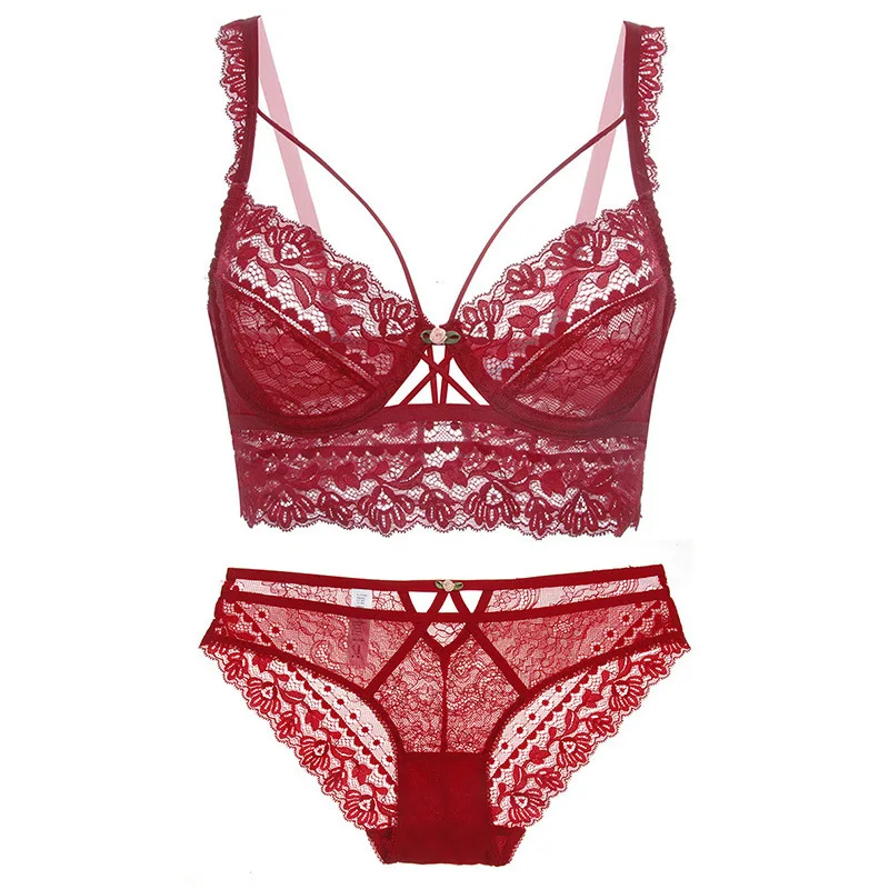 lingerie sexyUltra-thin Cup Sexy Lace Underwear Transparent Bra Set Floret Decoration Lingerie Comfortable Brassiere And Panties
lingerie sexyUltra-thin Cup Sexy Lace Underwear Transparent Bra Set Floret Decoration Lingerie Comfortable Brassiere And Panties