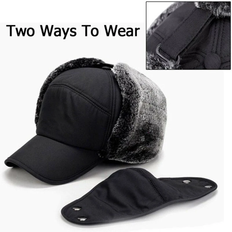 Trend Winter Thermal Bomber Hats Men Women Fashion Ear Protection Face Windproof Ski Cap Velvet Thicken Couple Hat
Trend Winter Thermal Bomber Hats Men Women Fashion Ear Protection Face Windproof Ski Cap Velvet Thicken Couple Hat