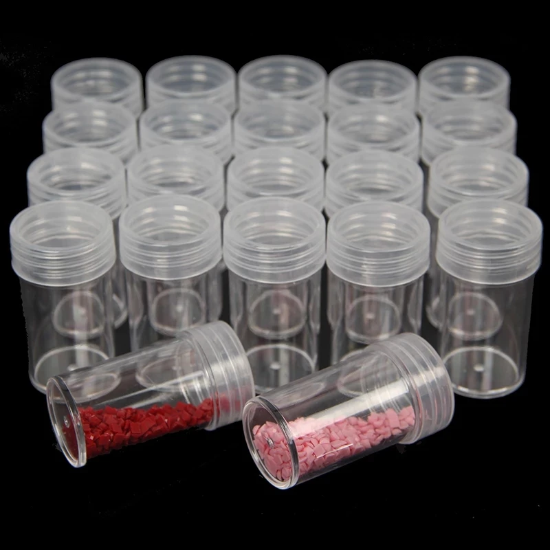 30/60 Bottles Diamond Painting Accessories Container Bottles Diamond Painting Tools Crystal Bead Storage jar
30/60 Bottles Diamond Painting Accessories Container Bottles Diamond Painting Tools Crystal Bead Storage jar