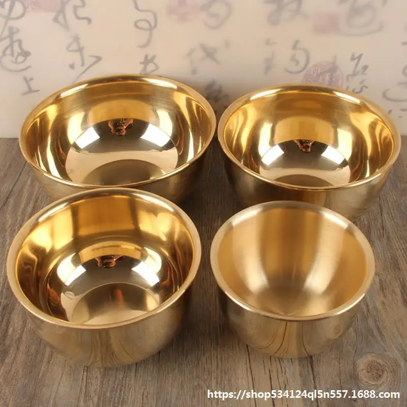 Entirely Handmade Single Layer Household Spoon South Korea Bowls and Chopsticks Tableware Set Adult Bowl Children Copper Rice Bo
Entirely Handmade Single Layer Household Spoon South Korea Bowls and Chopsticks Tableware Set Adult Bowl Children Copper Rice Bo