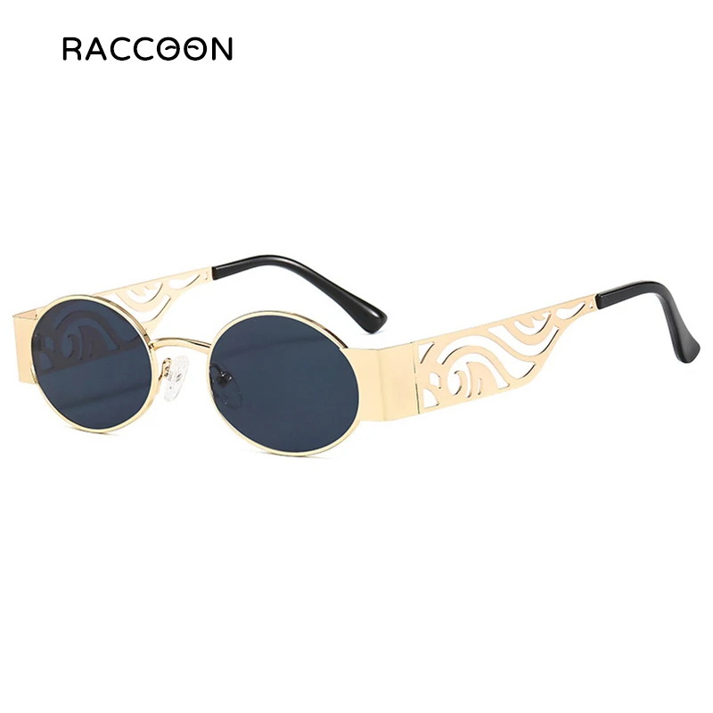 2021 Small Oval Trendy Men'S Sunglasses Steampunk Round Sun Glasses Women Shades Uv400 Punk Metal Eyewear Brand Designer Oculos
2021 Small Oval Trendy Men'S Sunglasses Steampunk Round Sun Glasses Women Shades Uv400 Punk Metal Eyewear Brand Designer Oculos