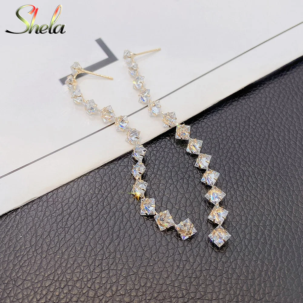 Long Tassel Dangle Earrings for Women Bride Wedding Party Fashion Jewelry Pendientes Zirconia S925 Pin High Quality
Long Tassel Dangle Earrings for Women Bride Wedding Party Fashion Jewelry Pendientes Zirconia S925 Pin High Quality